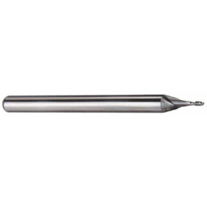 KYOCERA SGS 7/16, 5/8 LOC, 7/16 Shank Diam, 2-1/2 OAL, 2 Flute, Solid Carbide Square End Mill Single End, Uncoated, S...
